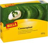 Tiefkühl-Gemüse im Test: Cremespinat von Billa, Testberichte.de-Note: 1.3 Sehr gut