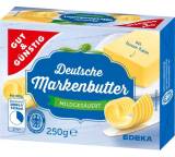 Brotaufstrich im Test: Deutsche Markenbutter mildgesäuert von Edeka / Gut & Günstig, Testberichte.de-Note: 1.8 Gut