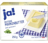 Brotaufstrich im Test: Deutsche Markenbutter mild gesäuert von Rewe / Ja!, Testberichte.de-Note: 2.0 Gut