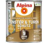 Holz-Lasur im Test: Fenster & Türen Schutz von Alpina, Testberichte.de-Note: 3.0 Befriedigend