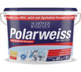 Farbe im Test: Polarweiss (mit Spritzfrei-Formel) von Schöner Wohnen, Testberichte.de-Note: 1.2 Sehr gut