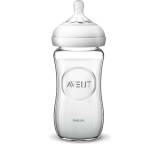 Babyflasche im Test: Avent Natural Flasche Glas, 1m+, 240 ml, SCF053/17 von Philips, Testberichte.de-Note: 1.0 Sehr gut
