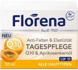 Antifaltencreme im Test: Anti-Falten & Elastizität Tagespflege Q10, LSF 15 von Florena, Testberichte.de-Note: 2.7 Befriedigend