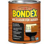 Holz-Lasur im Test: Holzlasur für Aussen (Teak) von Bondex, Testberichte.de-Note: 2.7 Befriedigend