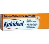 Haftcreme im Test: Super-Haftcreme Kamille von Kukident, Testberichte.de-Note: 3.3 Befriedigend