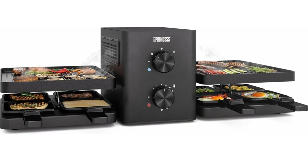 Princess Purify Erstes Raclette Mit Intergriertem L Ftersystem