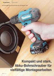 Heimwerker Praxis: Kompakt und stark, Akku-Bohrschrauber für vielfältige Montagearbeiten (Ausgabe: 3)