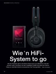 AUDIO/stereoplay: Wie 'n HiFi-System to go (Ausgabe: 1)