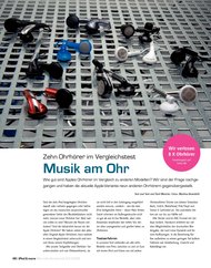 iPod & more: Musik am Ohr (Ausgabe: 3)