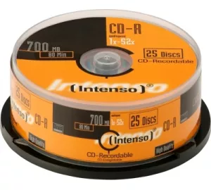 Intenso CD-R 52x 700 MB/80 Min von Intenso