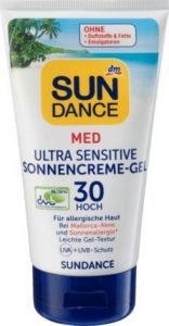 dm Sun Dance Ultra Med Sensitive Sonnencreme-Gel