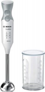Der Kunststoffbecher der Bosch-Mixer zerbricht bei einem Sturz gerne mal.