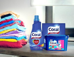 Coral-Waschmittel in allen Formen