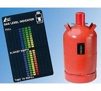 GASSTANDANZEIGER: Gas level indicator for gas cylinders at