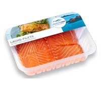 Produktbild Deutsche See Lachs-Filets mit Haut