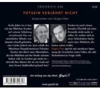 Produktbild Friedrich Ani Totsein verjährt nicht