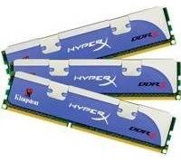 Produktbild Kingston Hyper X DDR3-1600 6 GB Kit (KHX12800D3LLK3/6GX)