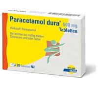 Produktbild Paracetamol dura 500mg Tabletten