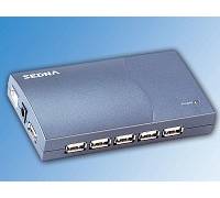 Produktbild Pearl Xystec Aktiver 13-Port USB2.0-Hub ''Shisan'' mit Netzteil