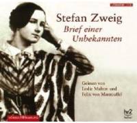 Produktbild Stefan Zweig Brief einer Unbekannten