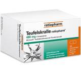 Bewegungsapparat-Medikament im Test: Teufelskralle ratiopharm 480 mg Filmtabletten von Ratiopharm, Testberichte.de-Note: 1.7 Gut