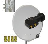 SAT-Antenne im Test: PXS 60 + Twin LNB PXT-02 + F-Stecker 7,5mm vergoldet von PremiumX, Testberichte.de-Note: 1.6 Gut