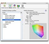 CAD-Programme / Zeichenprogramme im Test: Mac OS X Tiger: ColorSync von Apple, Testberichte.de-Note: ohne Endnote