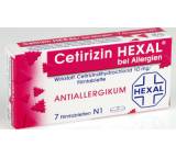 Medikament gegen Allergie im Test: Cetirizin Filmtabletten von Hexal, Testberichte.de-Note: 1.5 Sehr gut