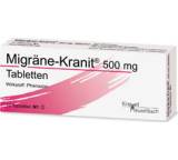 Migräne-Kranit 500 mg Tabletten