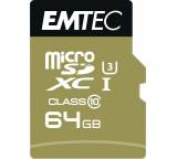 Speicherkarte im Test: microSD UHS-I U3 Class 10 SpeedIn Pro von Emtec, Testberichte.de-Note: 1.7 Gut