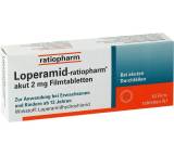 Loperamid-ratiopharm akut Filmtabletten
