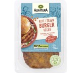 Vegan-vegetarisches Gericht im Test: Rote-Linsen-Burger vegan von Alnatura, Testberichte.de-Note: 1.0 Sehr gut