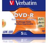 Rohling im Test: Archival Grade DVD-R (4,7 GB) von Verbatim, Testberichte.de-Note: 1.2 Sehr gut