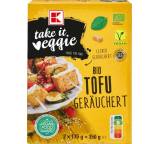 Vegan-vegetarisches Gericht im Test: Bio Tofu geräuchert von Kaufland / Take It Veggie, Testberichte.de-Note: 1.7 Gut