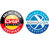 Gütesiegel im Test: Chip/Xonio Online-Shop-Zertifikat von chip.de, Testberichte.de-Note: ohne Endnote