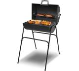 Grill im Test: Grillmeister Kansas Holzkohle Fassgrill mit Gestell von Lidl, Testberichte.de-Note: ohne Endnote