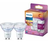 Energiesparlampe im Test: LED Classic GU10 3,8 W Warm Glow von Philips, Testberichte.de-Note: 1.5 Sehr gut