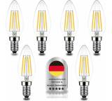 Energiesparlampe im Test: E14 Kerze C35 LED Lampe Warmweiß 2700K von Wenscha, Testberichte.de-Note: 1.6 Gut