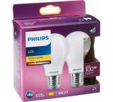 Energiesparlampe im Test: LED Classic E27 Filament 10,5W Warmweiß von Philips, Testberichte.de-Note: ohne Endnote