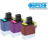 Druckerpatrone im Test: Farbpatronen LC900C01, -M01, -Y01 (für BROTHER LC900C/M/Y) von Compedo, Testberichte.de-Note: 2.8 Befriedigend