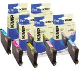 Druckerpatrone im Test: Farbpatronen 1004,00-03, -06, -09, -43, -46 (für Epson T04 -82, -83, -84, -85, -86) von KMP, Testberichte.de-Note: 2.8 Befriedigend