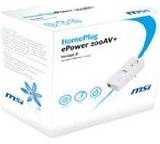 Powerline (Netzwerk über Stromnetz) im Test: HomePlug ePower 200AV+ Version II von MSI, Testberichte.de-Note: 2.0 Gut