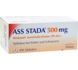 Schmerz- / Fieber-Medikament im Test: ASS STADA 500mg Tabletten von STADA Arzneimittel, Testberichte.de-Note: ohne Endnote