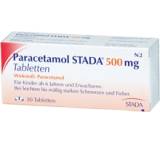 Schmerz- / Fieber-Medikament im Test: Paracetamol STADA 500 mg Tabletten von STADA Arzneimittel, Testberichte.de-Note: 1.4 Sehr gut