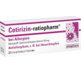 Medikament gegen Allergie im Test: Cetirizin-ratiopharm bei Allergien, Filmtabletten von Ratiopharm, Testberichte.de-Note: 1.4 Sehr gut