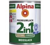 Lack im Test: Premiumlack 2in1 Weisslack, seidenmatt von Alpina, Testberichte.de-Note: 1.4 Sehr gut