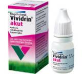 Medikament gegen Allergie im Test: Vividrin akut Azelastin Augentropfen von Mann, Testberichte.de-Note: 1.5 Sehr gut