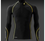 A200 Thermal Long Sleeve Compression Top with Zip Mock Neck