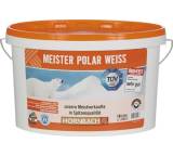 Farbe im Test: Meister Polar Weiss von Hornbach, Testberichte.de-Note: 2.7 Befriedigend