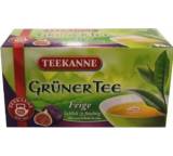 Tee im Test: Grüner Tee Feige, Beutel von Teekanne, Testberichte.de-Note: 5.0 Mangelhaft